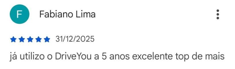 Depoimento de cliente DriveYou 1